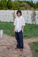 ZIGZAG STITCH POINT SHIRT FOR MEN IN WHITE image 6
