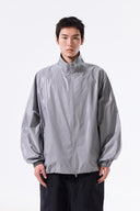 MATIN KIM LOGO COATING JUMPER FOR MEN IN DARK GRAY image 5
