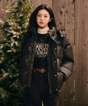 BOUCLE CLASSIC LOGO KNIT PULLOVER IN BLACK image 3