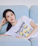 AEROCOOL LEMON GRAPHIC TEE IN WHITE image 4
