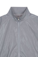 MATIN KIM LOGO COATING JUMPER IN DARK GRAY image 4