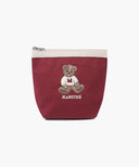 DOODLE BEAR POUCH IN BLUE image 1