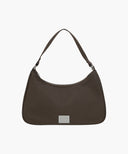 CLASSIC LOGO HOBO BAG IN BROWN image 1