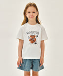 KIDS MARINE BEAR REGEN TEE IN WHITE image 1