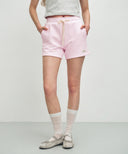 W BASIC SWEAT SHORTS IN LIGHT PINK image 1