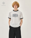 AEROCOOL CRACK CLASSIC LOGO RINGER TEE IN WHITE image 1