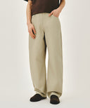 M CURVED CHINO PANTS IN BEIGE image 1
