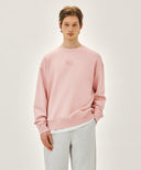 DRAWING CLASSIC LOGO SWEATSHIRT IN SALMON image 1
