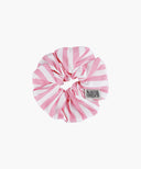CLASSIC LOGO STRIPE HAIR SCRUNCHIE IN PINK image 1