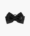 CIRCLE LOGO RIBBON HAIR CLIP IN BLACK image 1