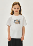 KIDS MARIN BEAR CLASSIC LOGO TEE IN WHITE image 1