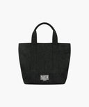 CLASSIC LOGO CANVAS TOTE BAG IN BLACK image 1