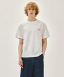 VINTAGE LOGO TYPO TEE IN WHITE image 1