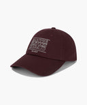 DOODLE CLASSIC LOGO COVERED CAP IN BURGUNDY image 1