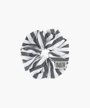 CLASSIC LOGO STRIPE HAIR SCRUNCHIE IN BLACK image 1