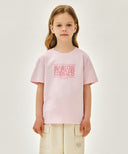 KIDS CLASSIC LOGO TEE IN PINK image 1