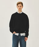 CLASSIC LOGO EMBROIDERY SWEATSHIRT IN BLACK BLACK image 1