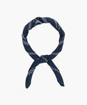 CLASSIC LOGO BANDANA SCARF IN NAVY image 4