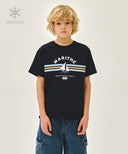 KIDS COASTAL AEROCOOL TEE IN NAVY image 1
