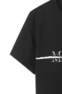MATIN KIM LOGO CUTTED CROP TOP IN BLACK image 10