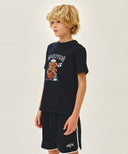 KIDS MARINE BEAR REGEN TEE IN NAVY image 2