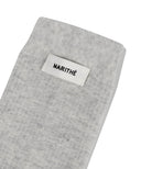 W BASIC MIDDLE SOCKS IN LIGHT HEATHER GREY image 2