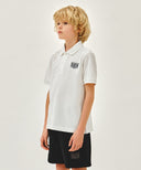 KIDS SMALL CLASSIC LOGO PK TEE IN WHITE image 2