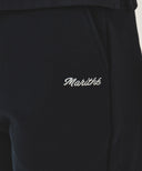 W LACE DETAIL SWEAT SHORTS IN NAVY image 2