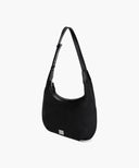 CLASSIC LOGO ROUND SHOULDER BAG IN BLACK image 2