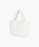 CLASSIC LOGO SEERSUCKER PADDING BAG IN OFF WHITE image 2