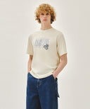 STAMP CLASSIC LOGO TEE IN CREAM image 2