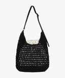 MACRAME HOBO BAG IN BLACK image 2