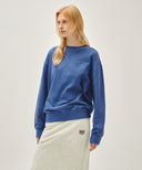 OUTLINE CLASSIC LOGO DYEING OVERSIZED SWEATSHIRT IN BLUE image 2