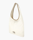 CLASSIC LOGO ONE SHOULDER BUCKET BAG IN NATURAL image 3