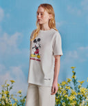 [MARITHE_DISNEY] MICKEY_VINTAGE WASHED TEE IN WHITE image 2