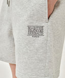 CLASSIC LOGO SWEAT SHORTS IN LIGHT HEATHER GREY image 8