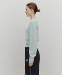 MARITHÉ SPORT W M+FG LOGO CROP PULLOVER IN SKY BLUE image 2