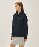 CLASSIC LOGO WAPPEN COLLAR SWEATSHIRT IN NAVY image 2