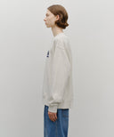 APPLIQUE LOGO OVERSIZED SWEATSHIRT (BRUSHED) IN OATMEAL image 2