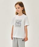 KIDS BOOK CLASSIC LOGO AEROCOOL TEE IN WHITE image 2