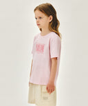 KIDS CLASSIC LOGO TEE IN PINK image 2