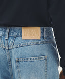 M RELAXED FIT BOOTS-CUT DENIM PANTS IN LIGHT BLUE image 2