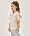 KIDS SMALL CLASSIC LOGO PK TEE IN LIGHT PINK image 2