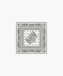 CLASSIC LOGO BANDANA SCARF IN WHITE image 1