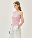 W LACE DETAIL SLEEVELESS IN PINK image 2