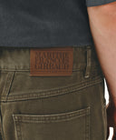 M BERMUDA DENIM PANTS IN BROWN image 2