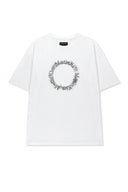 MATIN KIM CIRCLE LOGO TOP FOR MEN IN WHITE image 10