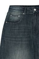 STUD POINT DENIM PANTS IN BLUE image 16