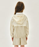 KIDS BEAR CLASSIC LOGO WINDBREAKER IN BEIGE image 3