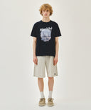 M EASY HALF PANTS IN STRIPE image 3